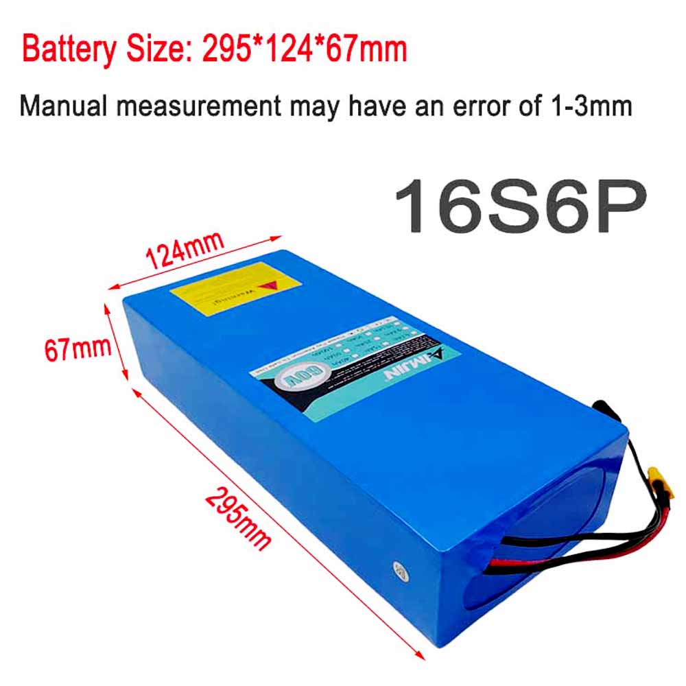 Built-in BMS 18650 16S6P 60V 3 - 60V 30Ah Electric Scooter Battery 评论和价格